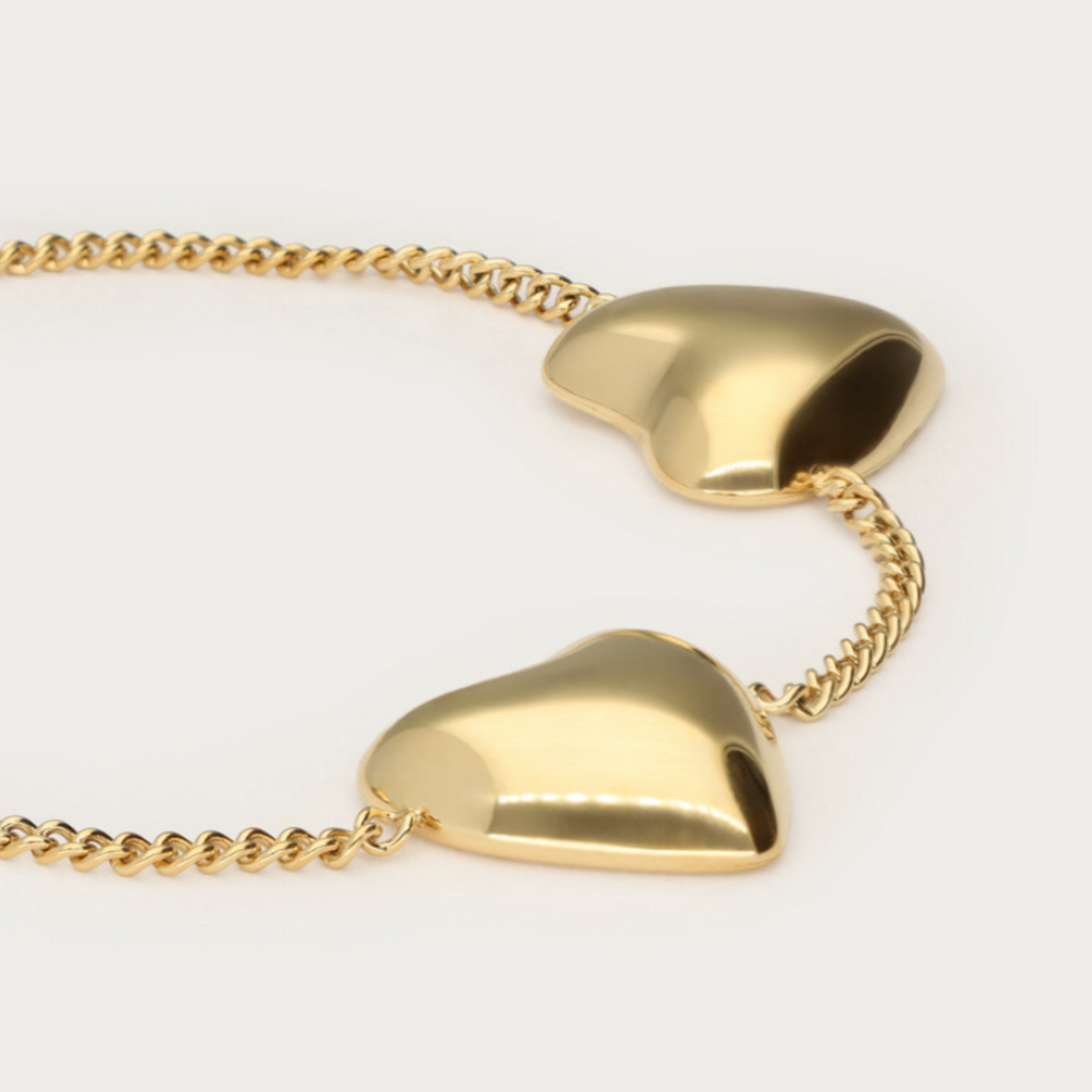 MY JEWELLERY MY JEWELLERY - Armband bold 3 hartjes goud
