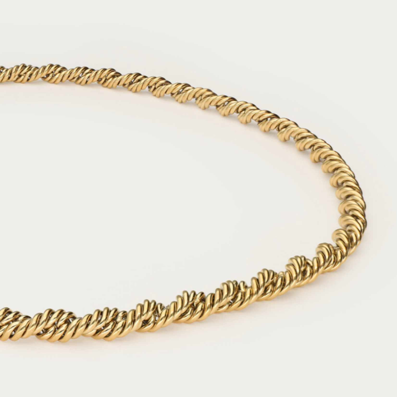 MY JEWELLERY MY JEWELLERY - Bold ketting gedraaid groot goud