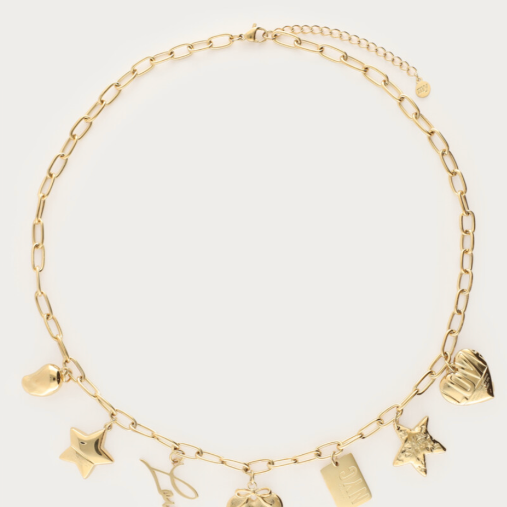 MY JEWELLERY MY JEWELLERY - Bold schakelketting met multi bedels
