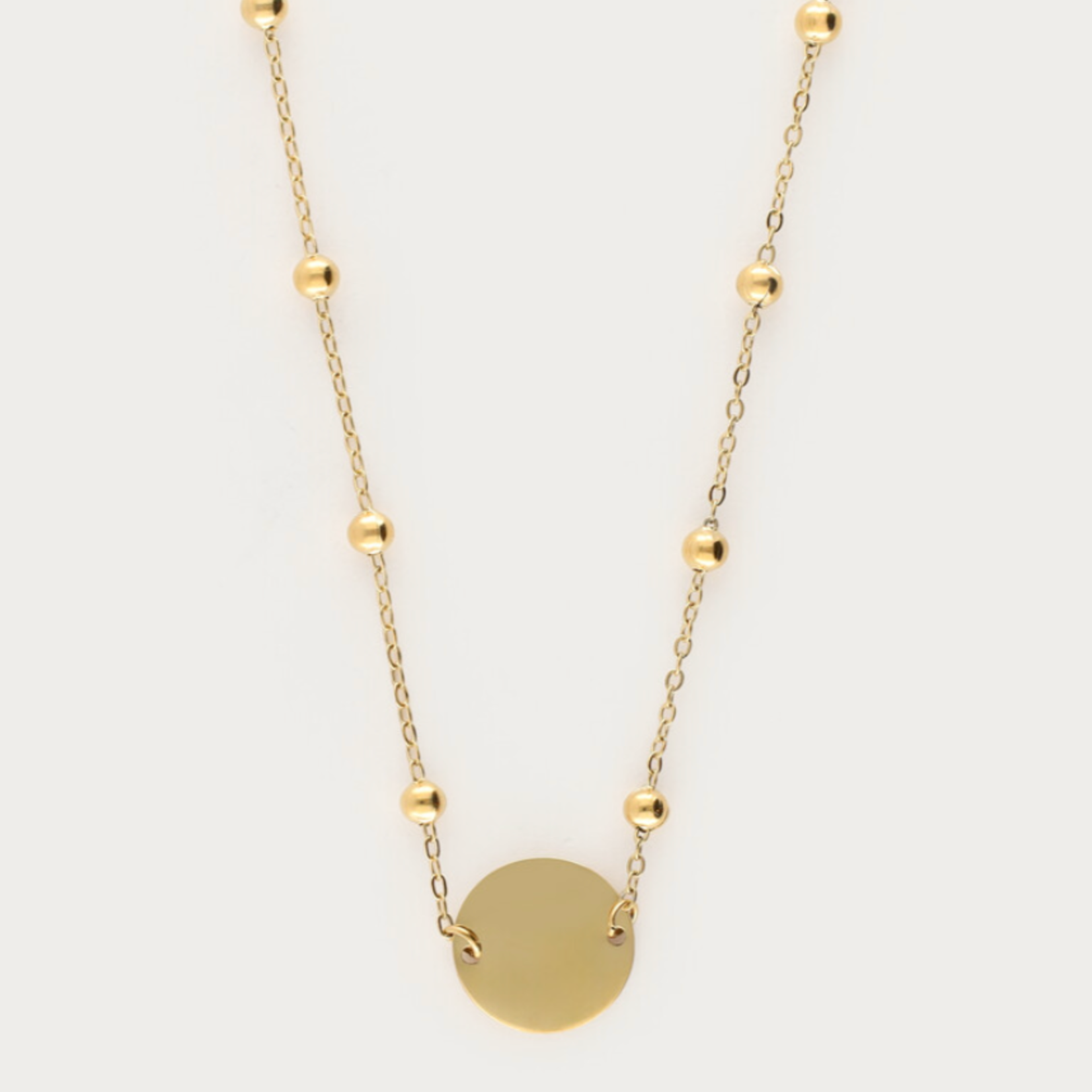 MY JEWELLERY MY JEWELLERY - Bold lange ketting met munten goud