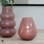 -- Vaas Riana shiny brown Ø18 x H20 cm