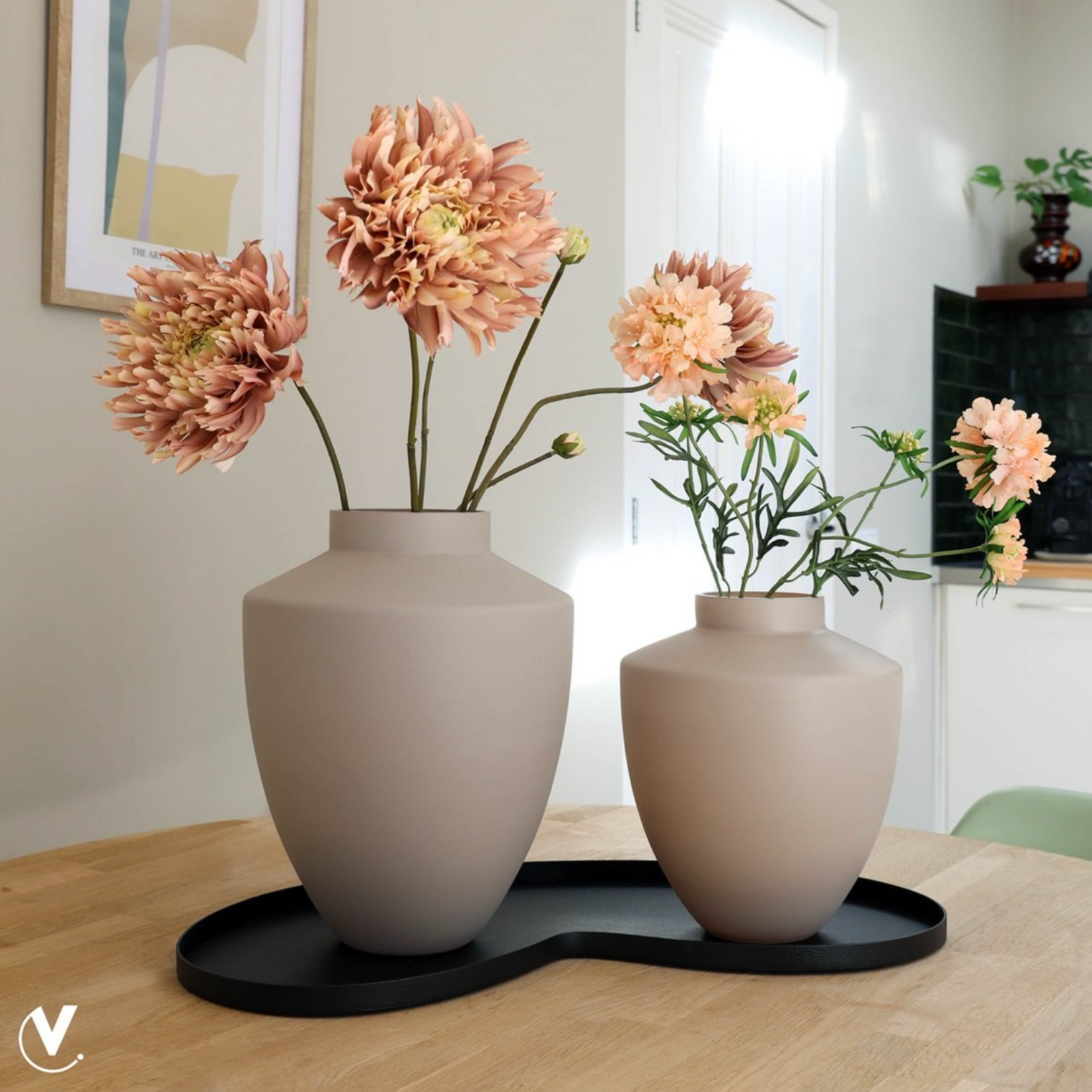 -- Vaas Tugela mat S ivoor Ø24,5 x H29 cm