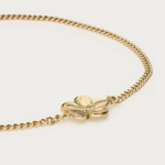 MY JEWELLERY MY JEWELLERY - Minimalistische armband met bloem goud