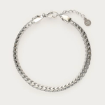 MY JEWELLERY MY JEWELLERY - Armband platte schakel zilver