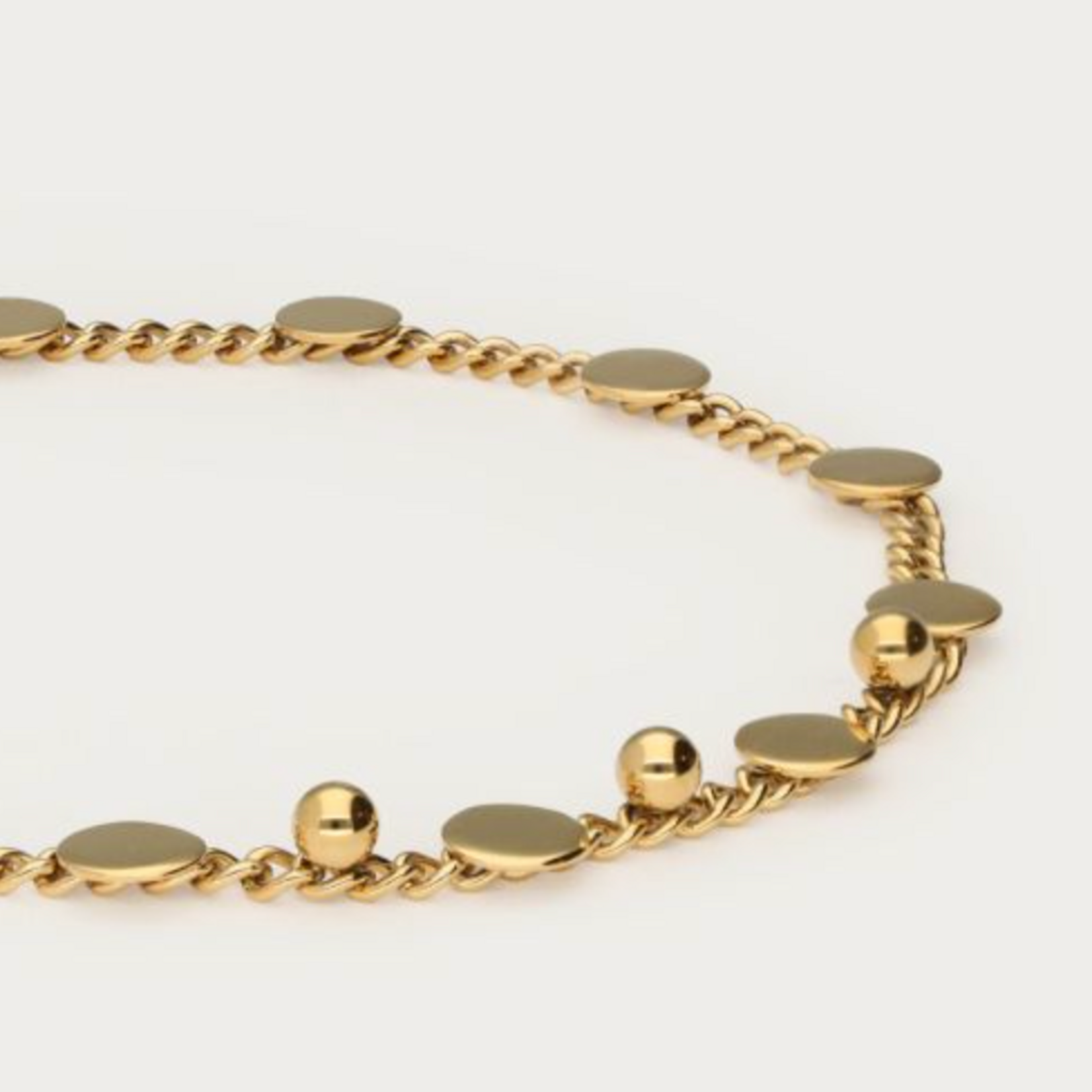 MY JEWELLERY MY JEWELLERY - Bold armband met munten goud