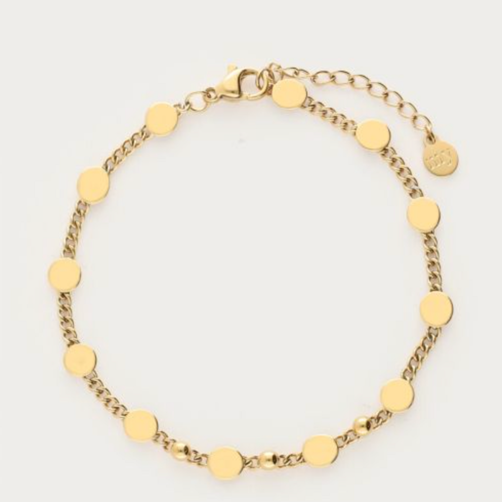 MY JEWELLERY MY JEWELLERY - Bold armband met munten goud