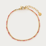 MY JEWELLERY MY JEWELLERY - Mystic armband met rode bollen goud