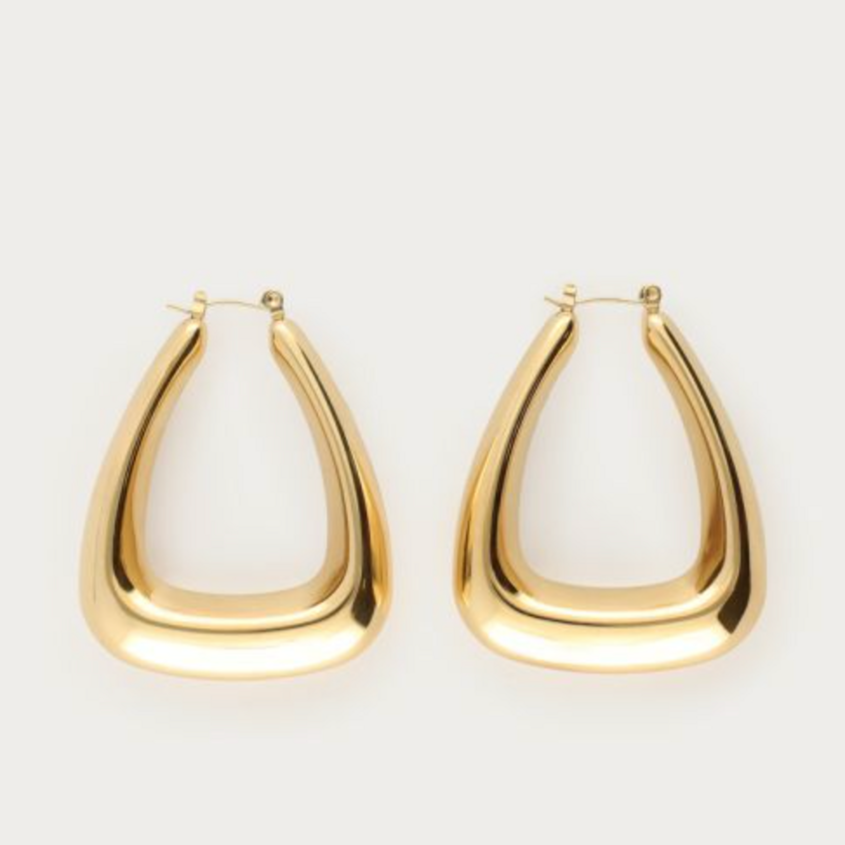MY JEWELLERY MY JEWELLERY - Bold oorbellen triangel groot goud
