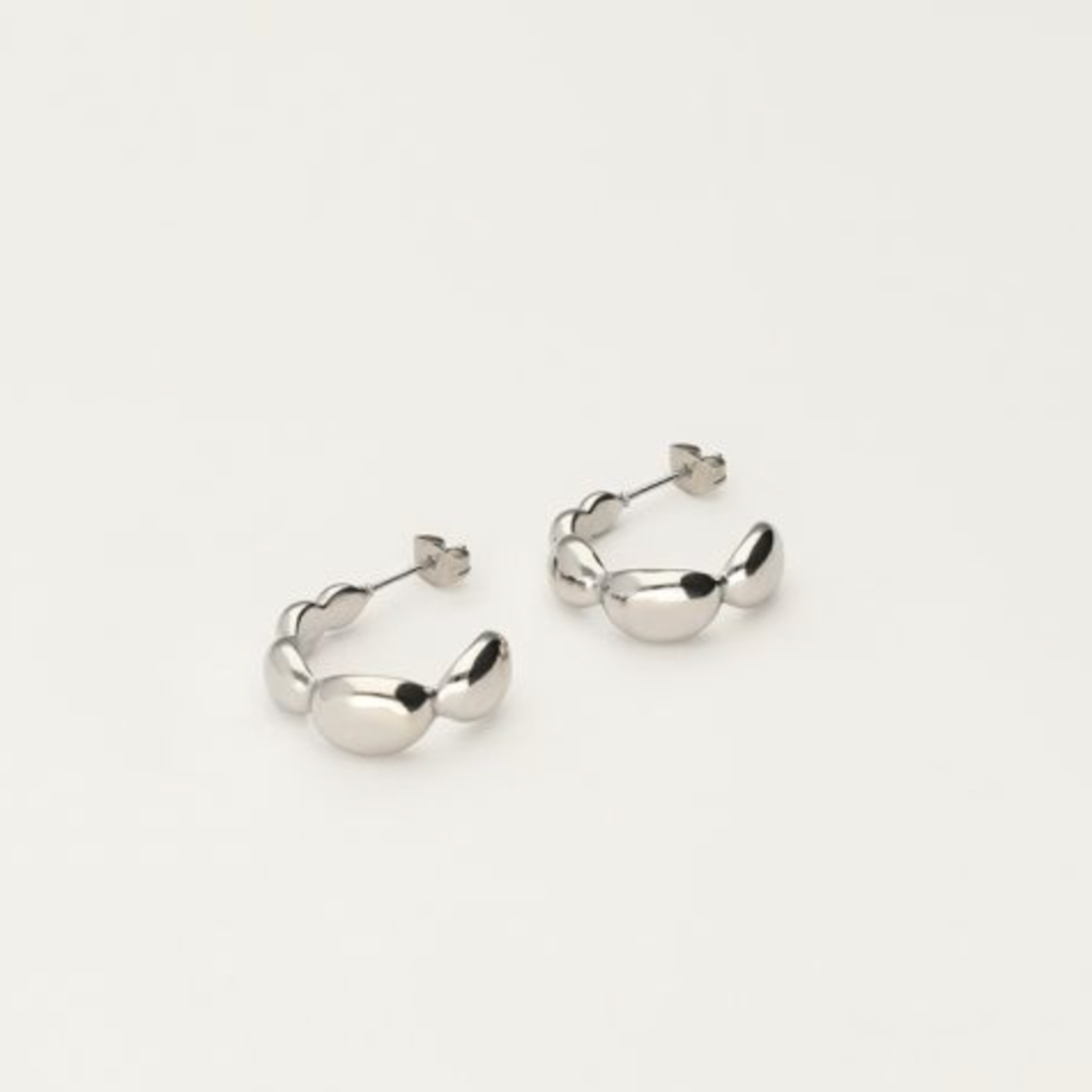 MY JEWELLERY MY JEWELLERY - Bold oorringen met bubbel zilver