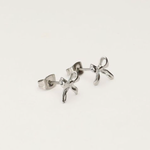 MY JEWELLERY MY JEWELLERY - Kleine strikjes studs zilver