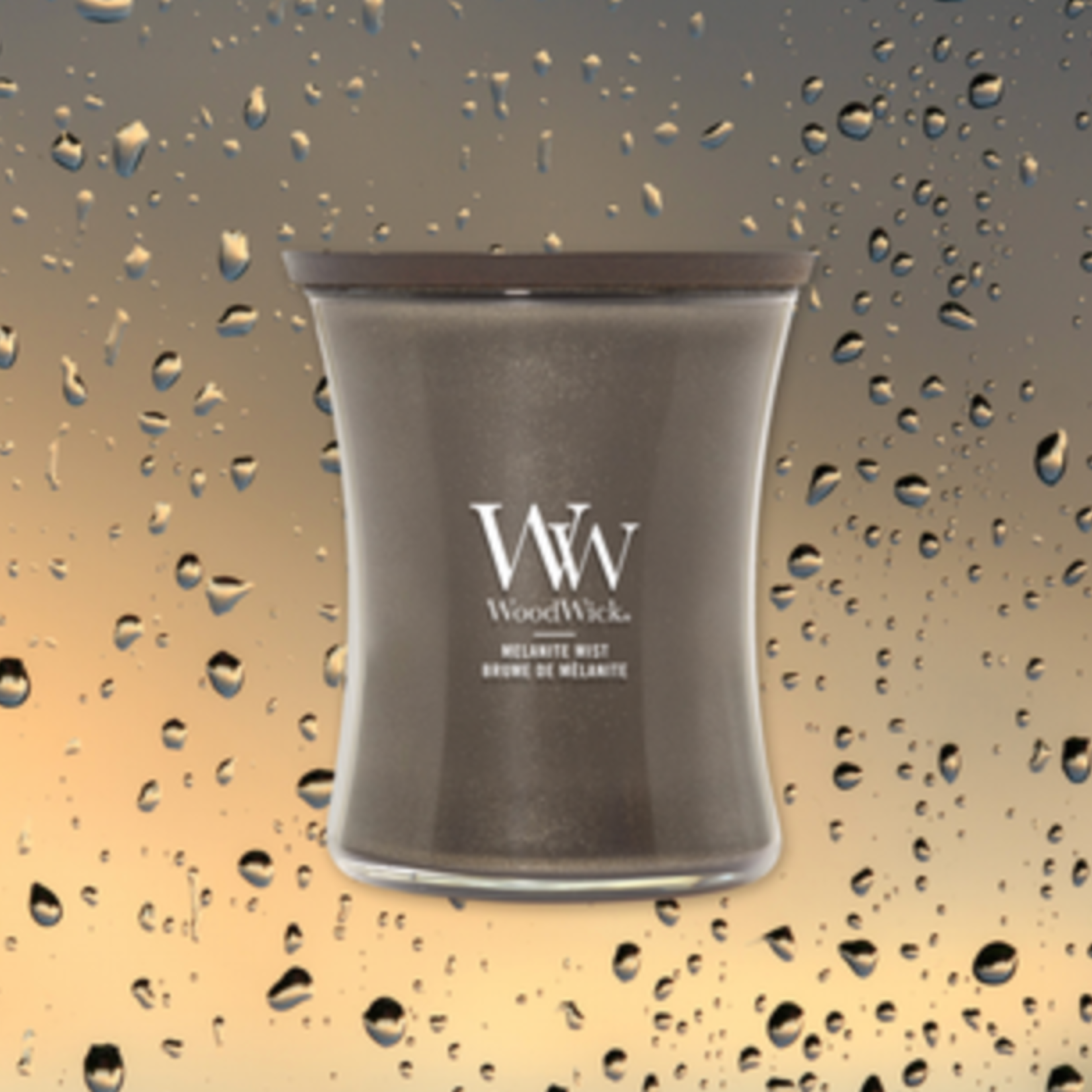 WOODWICK WOODWICK - Candle Melanite Mist - Gunmetal Metal Collection
