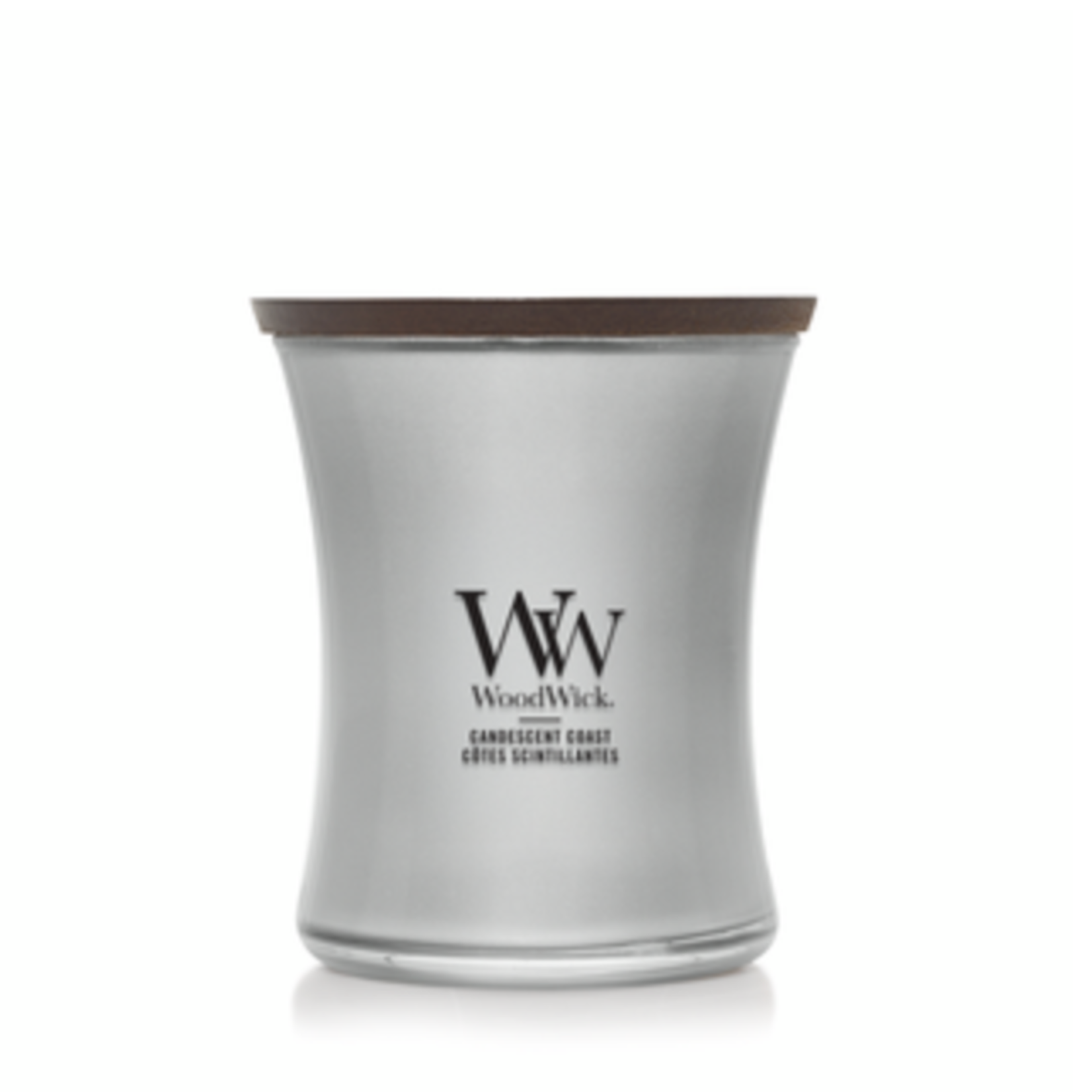 WOODWICK WOODWICK - Candle Candescent Coast - Silver Metal Collection