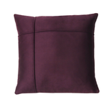 -- tmM - KUSSEN  ruit aubergine 46x46cm