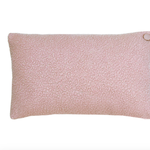 -- tmM - KUSSEN bouclé linnen knoop oud roze 57x38cm
