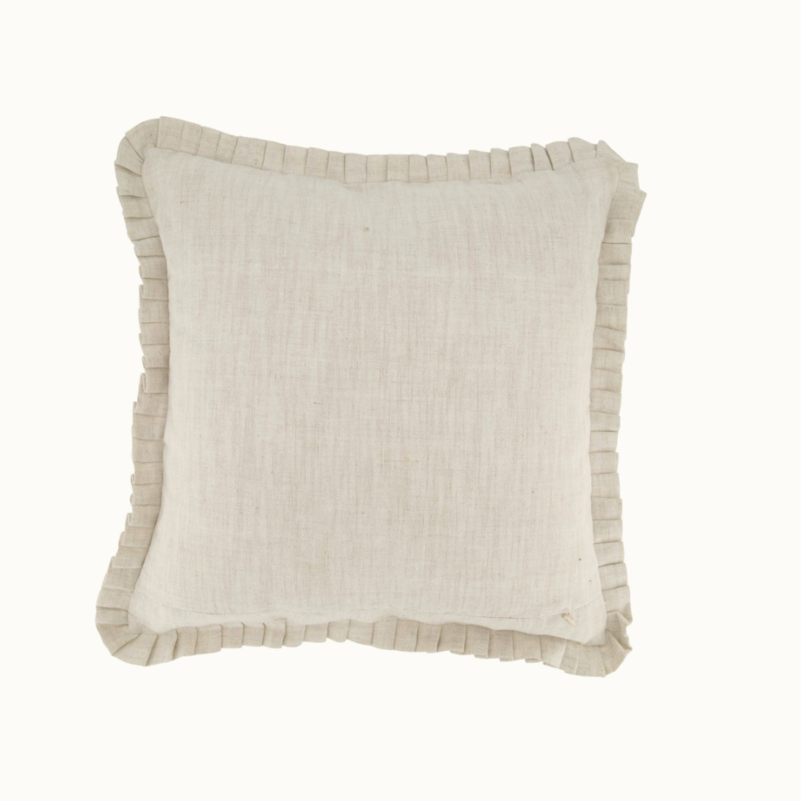 ZUSSS ZUSSS - Kussen  ruffle magnifique 45cm45cm peper en zout/grijsblauw