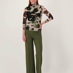 ZUSSS ZUSSS - Broek met naad mos groen