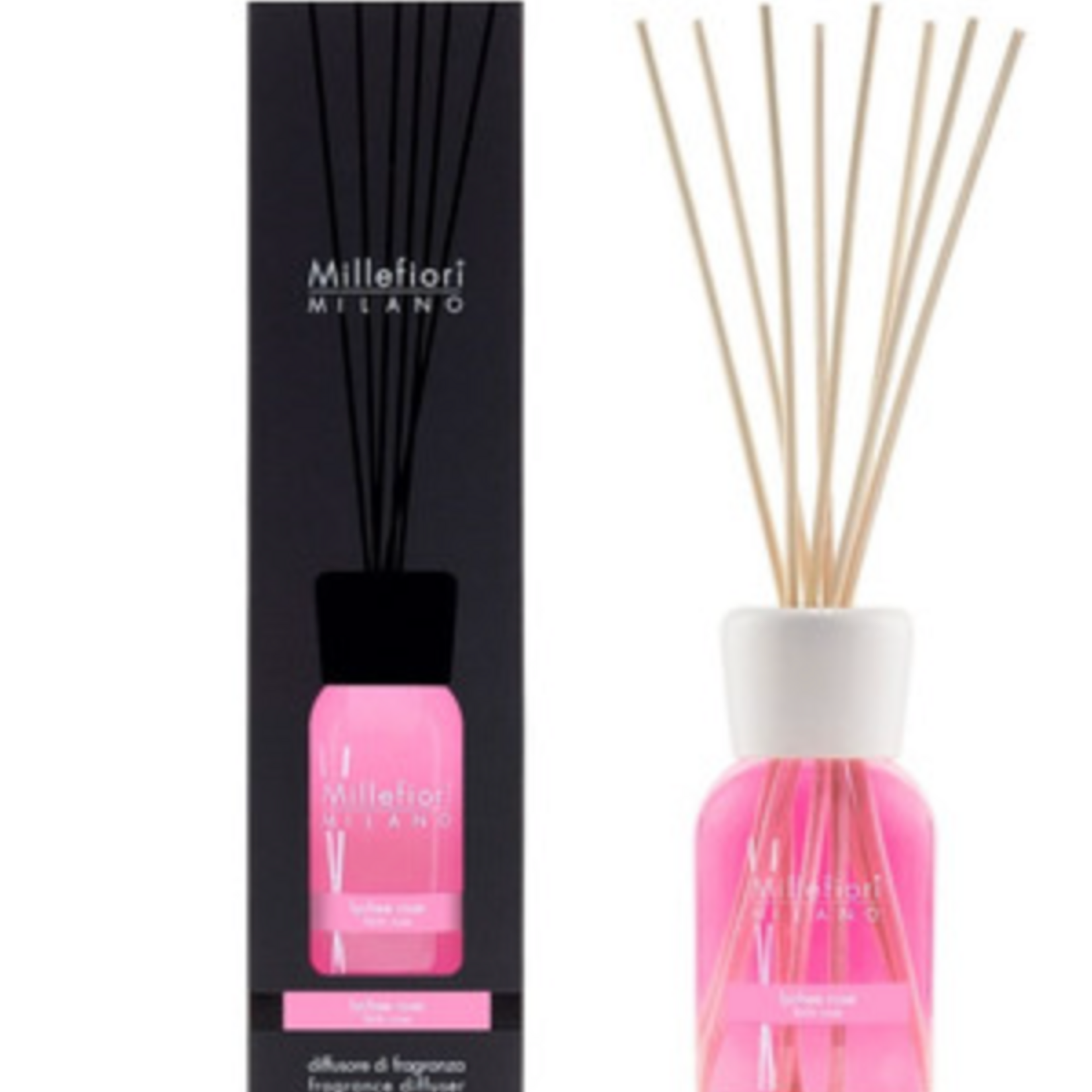 MILLEFIORI MILANO MILLEFIORI MILANO - Reed diffuser 250 ml Lychee rose