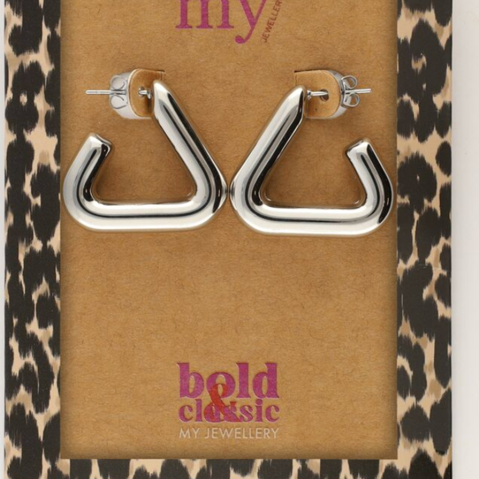 MY JEWELLERY MY JEWELLERY - Earring triangle zilver