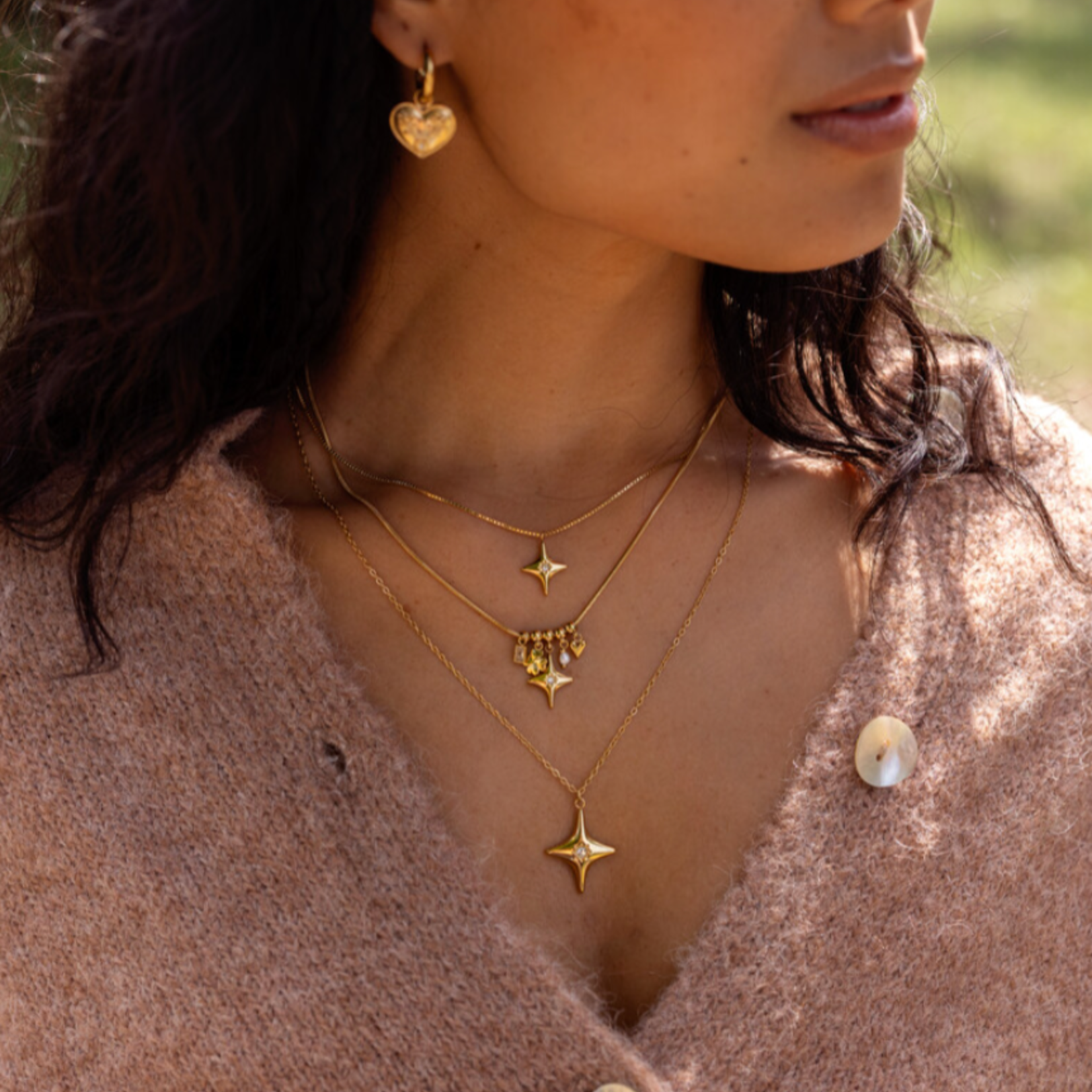 MY JEWELLERY MY JEWELLERY - Ketting polestar kort goud