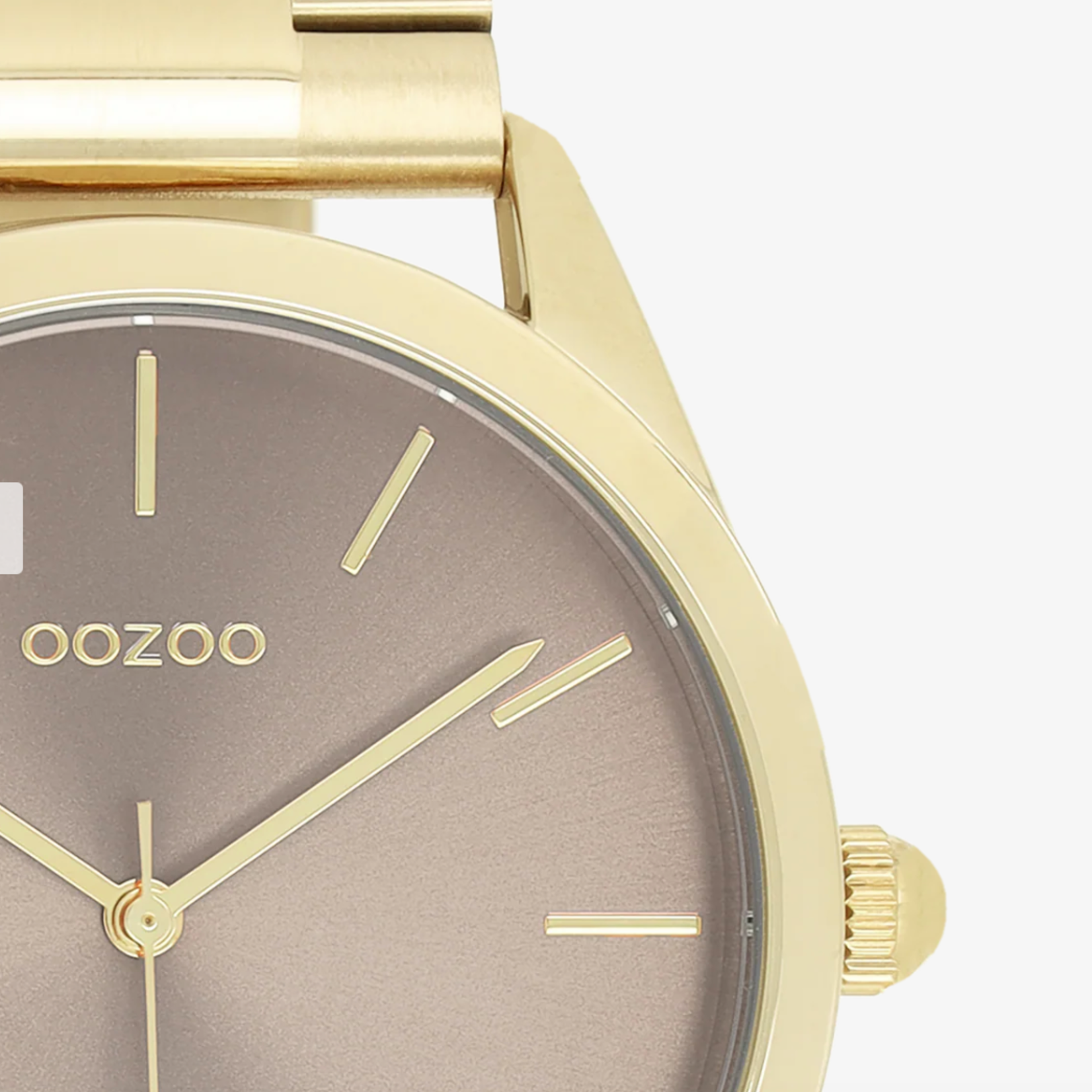 OOZOO OOZOO - Goudkleurig  horloge met roestvrij stalen band ø40mm