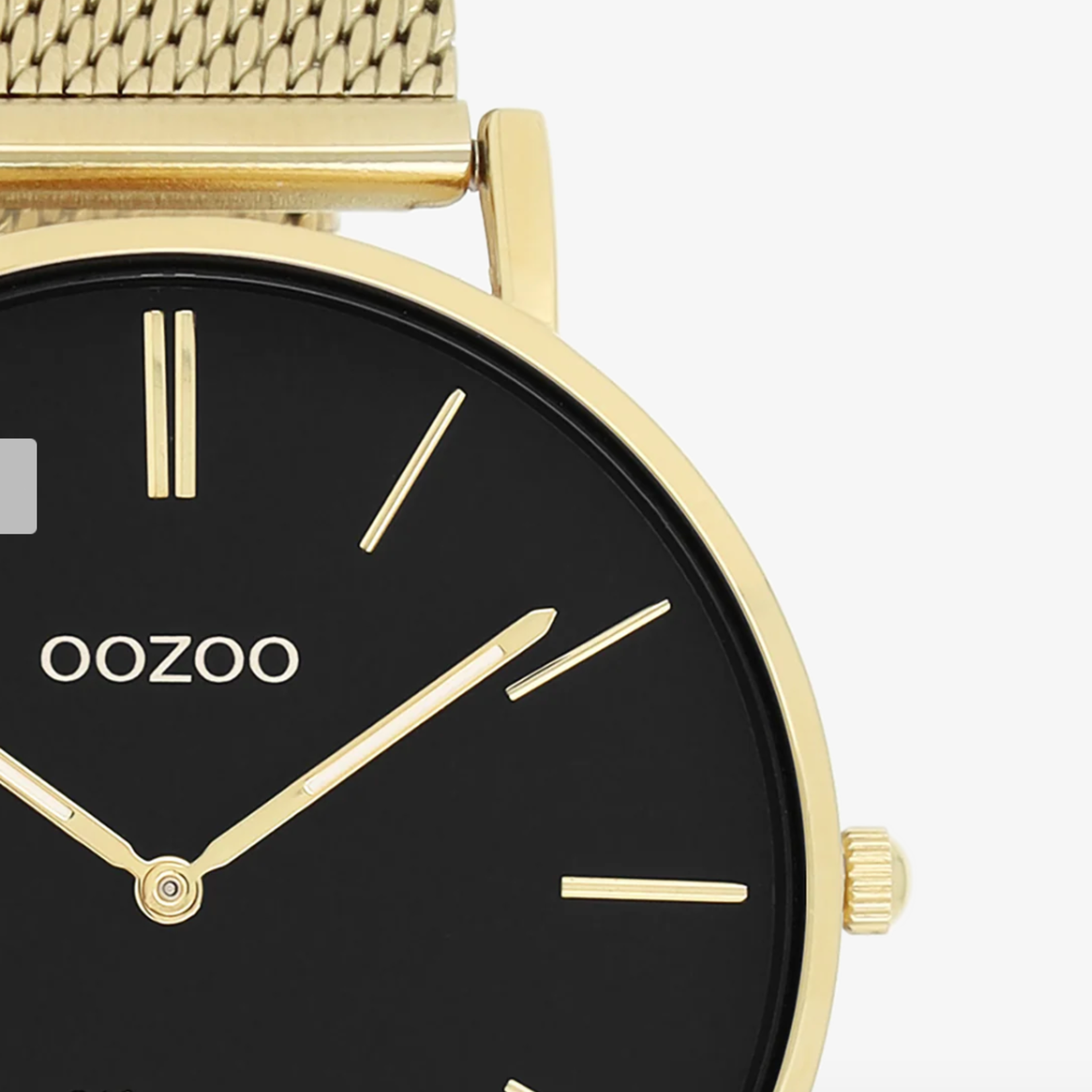 OOZOO OOZOO - Horloge stalen band goud c9914