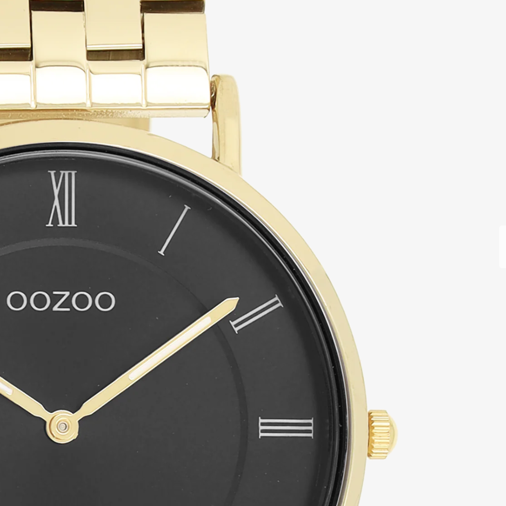 OOZOO OOZOO - Goudkleurig  horloge met roestvrijstalen band ø36mm