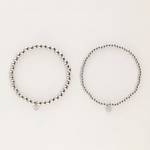 MY JEWELLERY MY JEWELLERY - Bold armbanden set met bubbel zilver