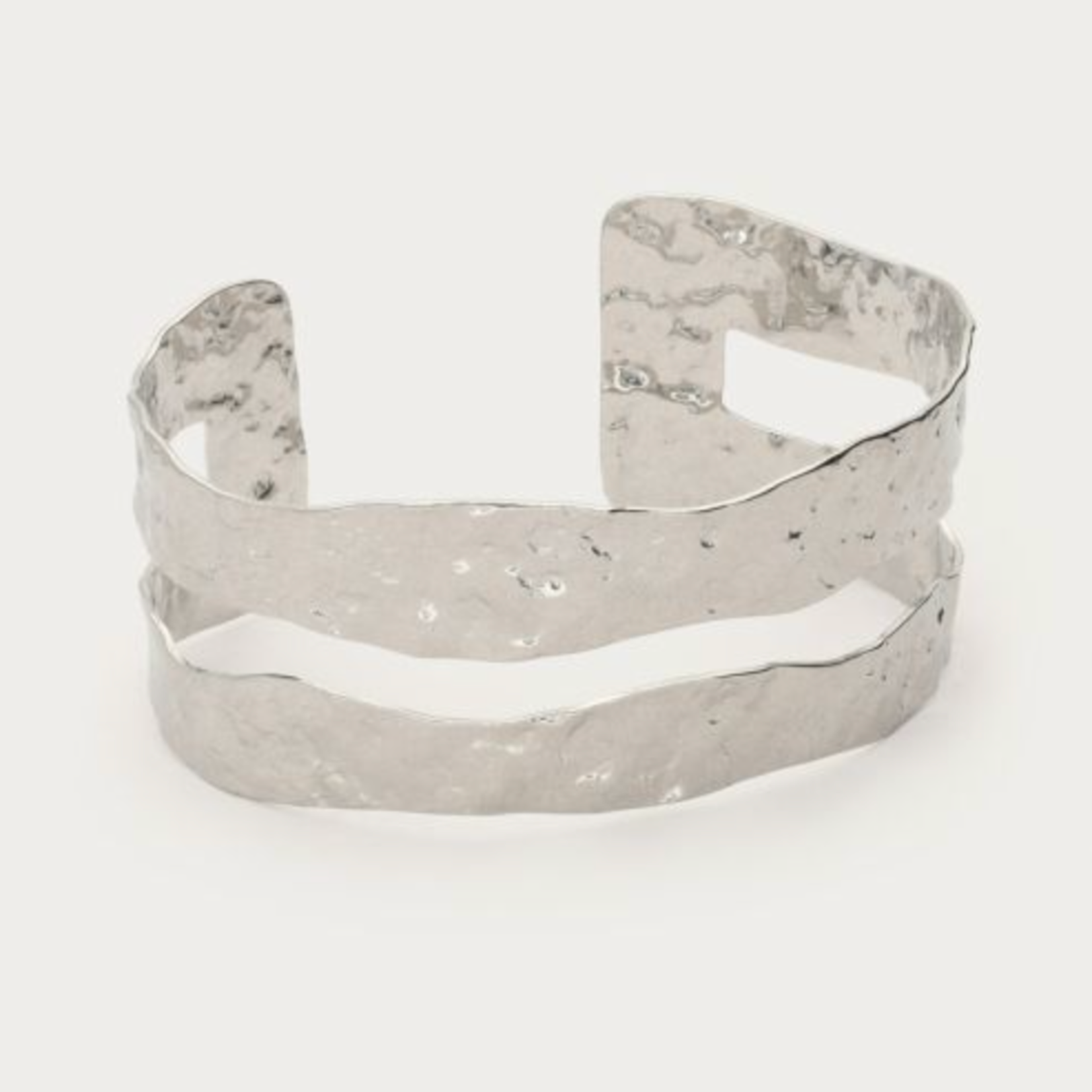 MY JEWELLERY MY JEWELLERY - Dubbele bangle "hammered" zilver