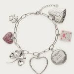 MY JEWELLERY MY JEWELLERY - Botanical statement bedel armband zilver