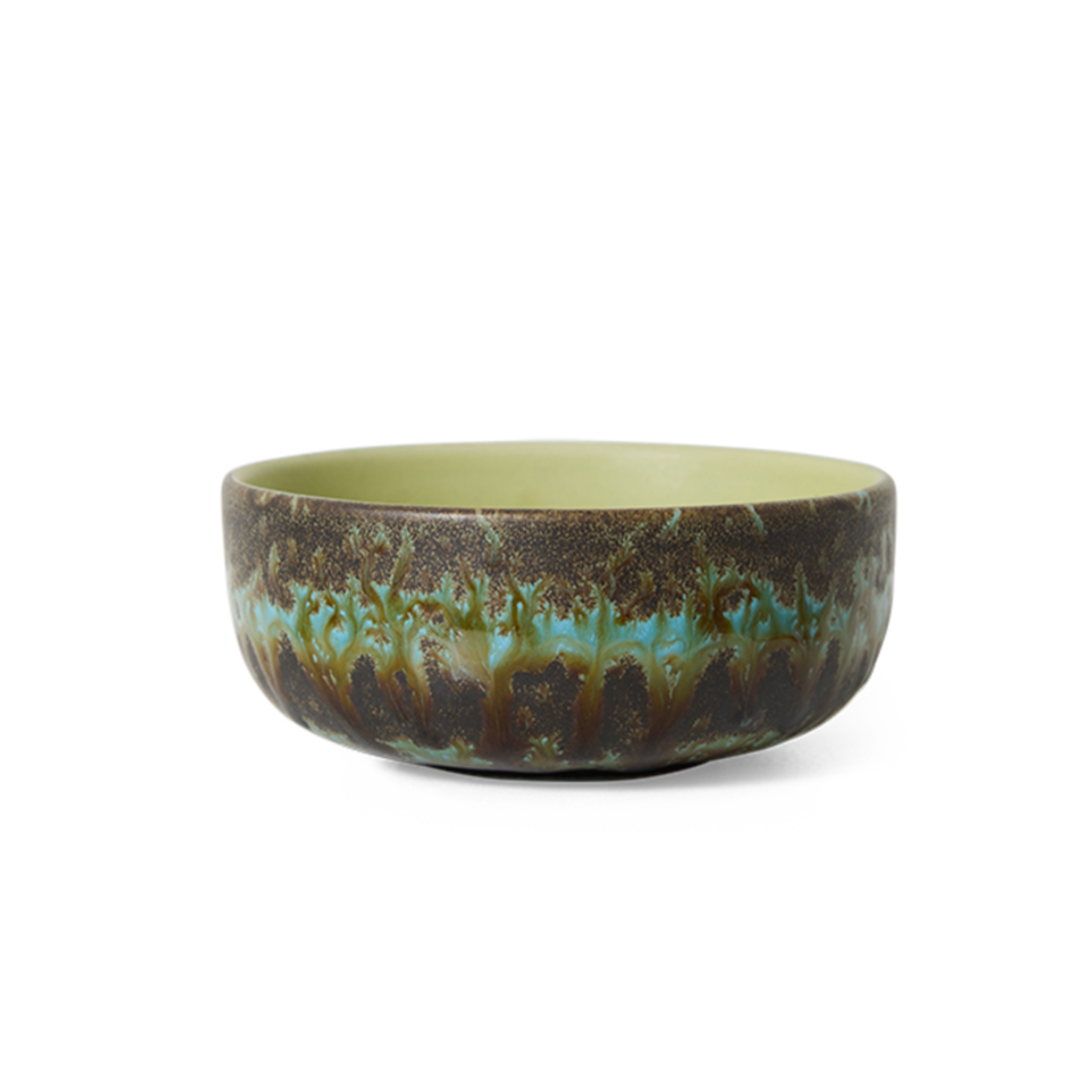 HKLIVING HKLIVING - 70s ceramics: tapas bowl fern KST0090