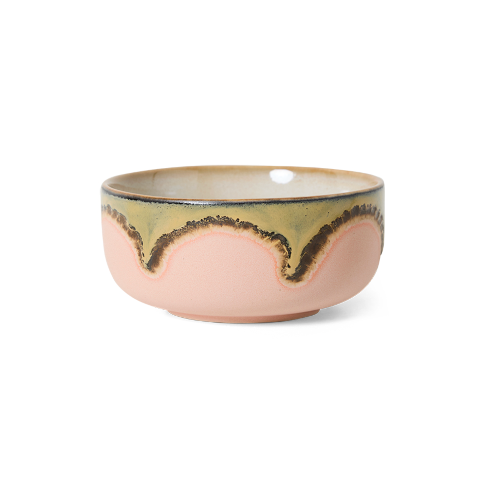 HKLIVING HKLIVING - 70s ceramics: dessert bowl Gem KST0101