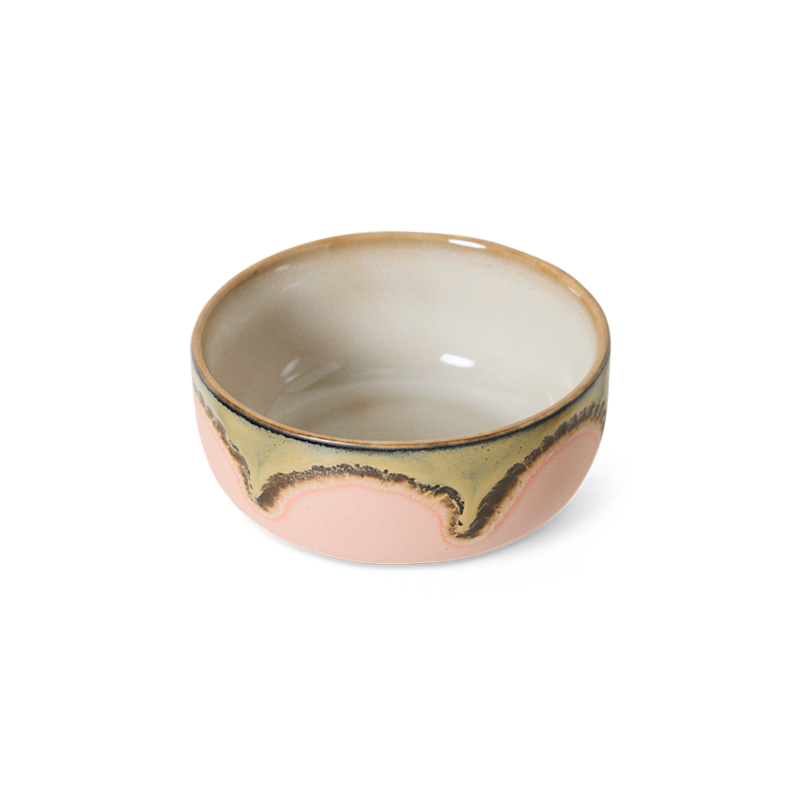 HKLIVING HKLIVING - 70s ceramics: dessert bowl Gem KST0101