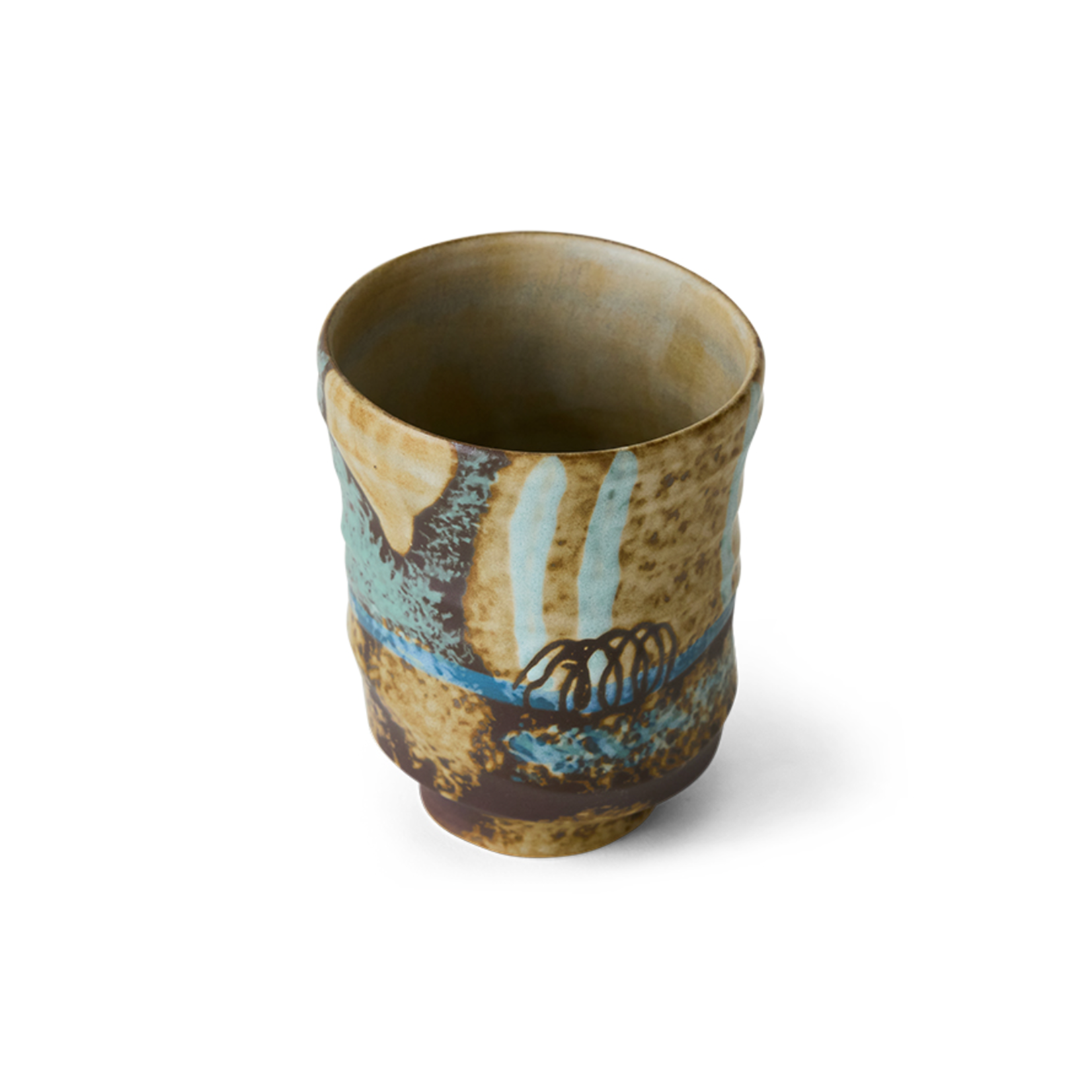 HKLIVING HKLIVING - Artist ceramics: coffee mug Scratched KCT0015