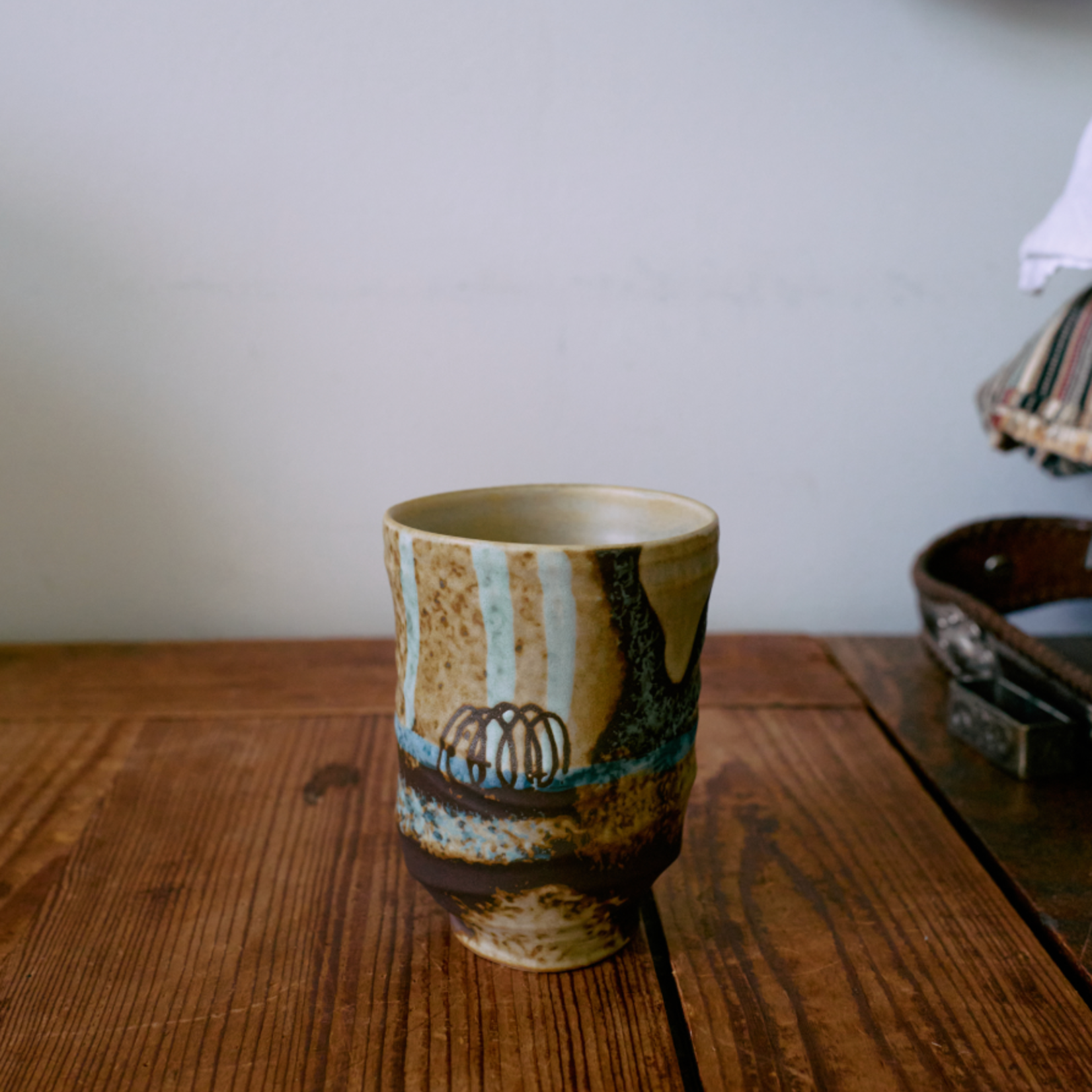 HKLIVING HKLIVING - Artist ceramics: coffee mug Scratched KCT0015