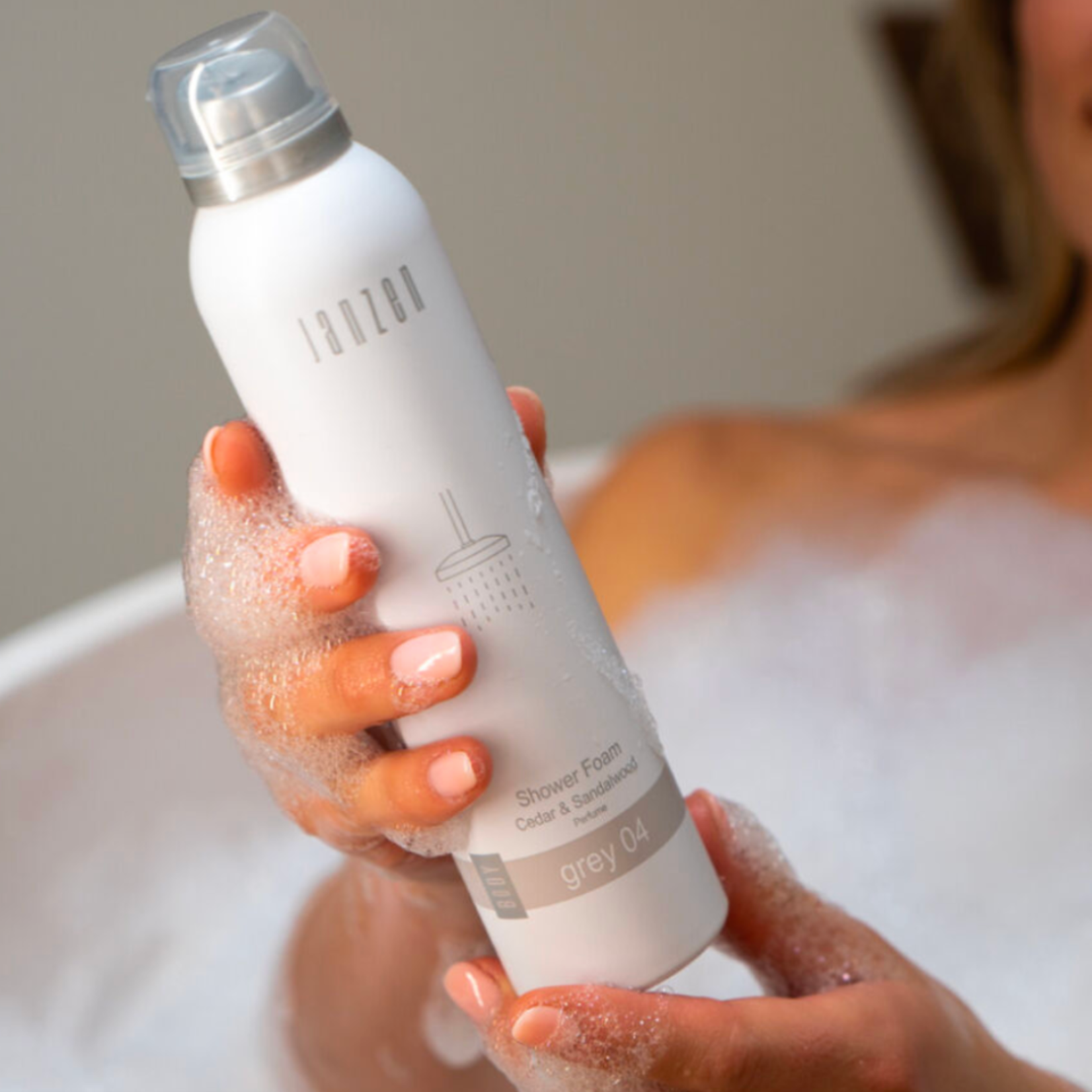 JANZEN JANZEN - Shower foam grey 04