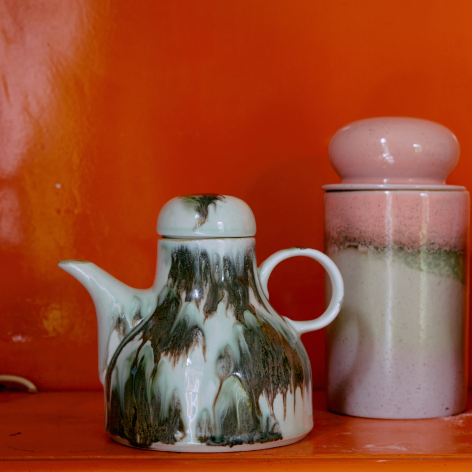 HKLIVING HKLIVING - 70's ceramics coffee pot tide kst0191