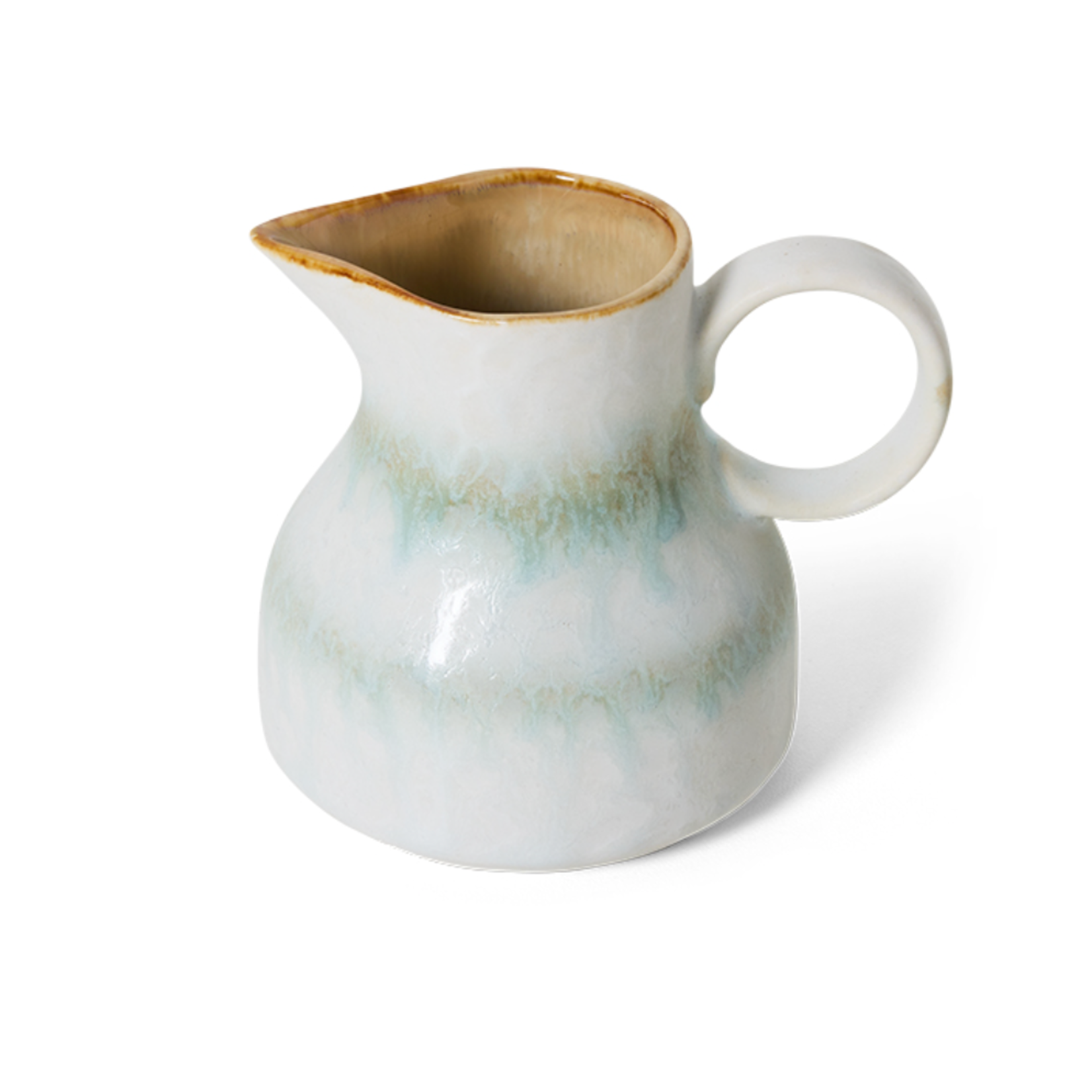 HKLIVING HKLIVING - 70's ceramics milk jug petal kst0195