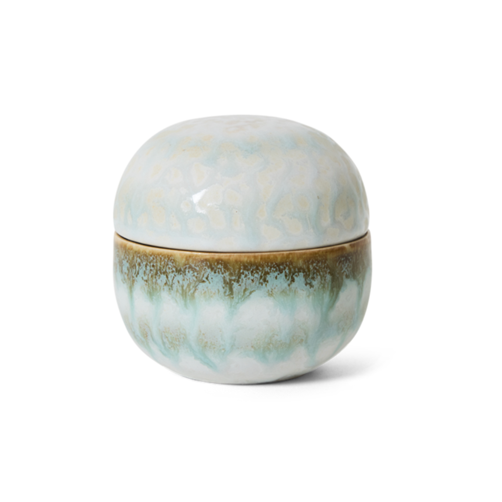 HKLIVING HKLIVING - 70's ceramics sugar pot petal kst0196