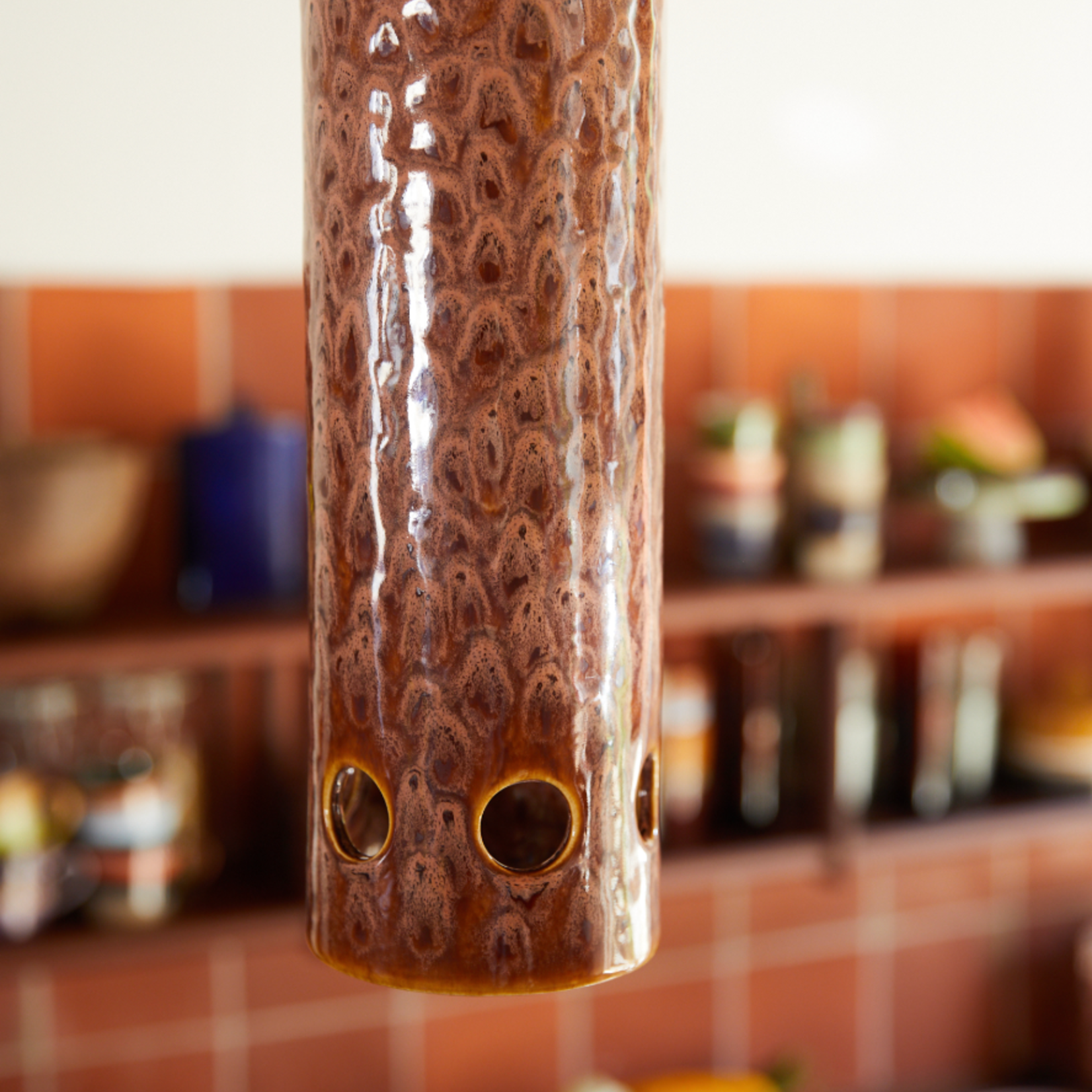 HKLIVING HKLIVING - Hanglamp keramisch Lychee VOL5119