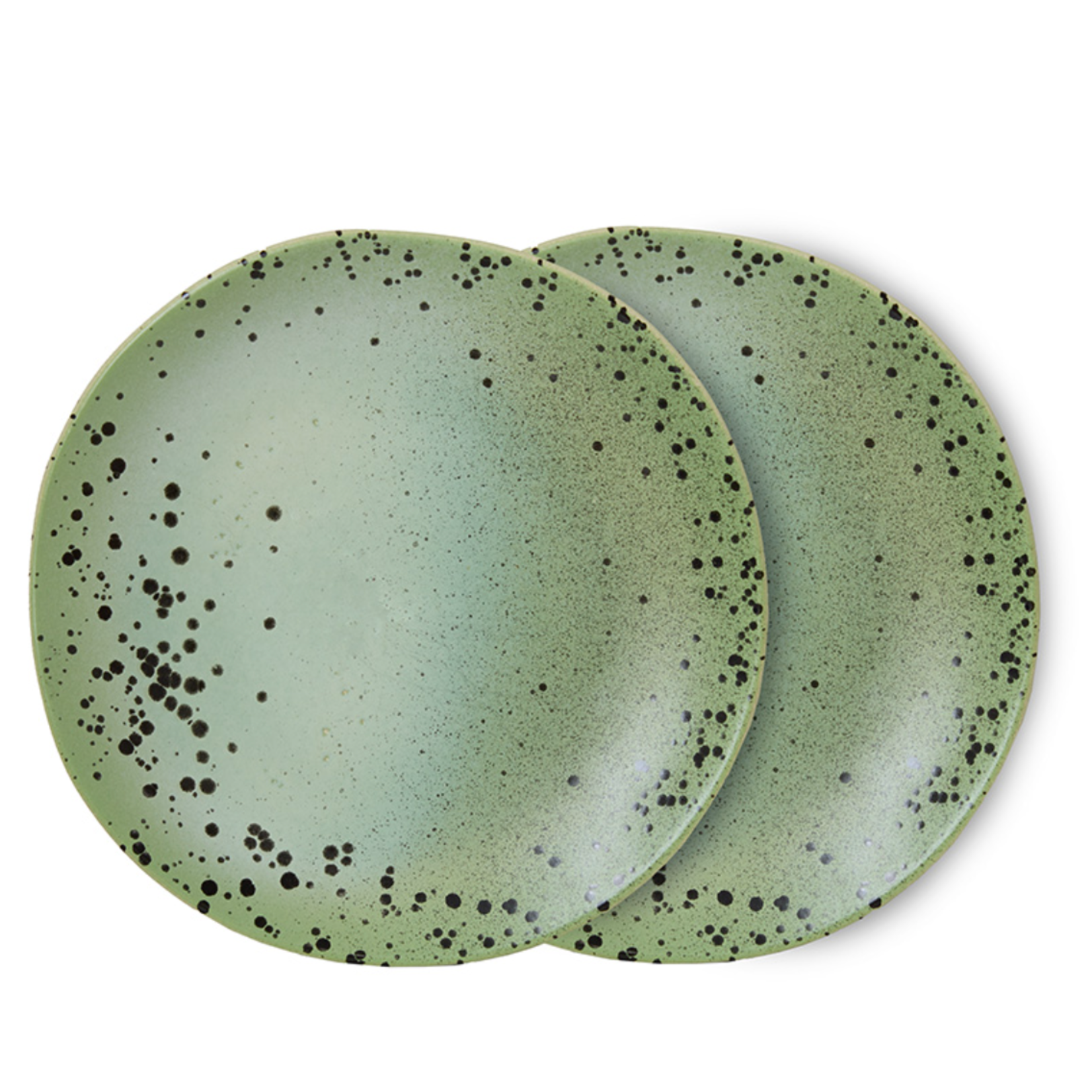 HKLIVING HKLIVING - 70's ceramics ontbijtbord / side plate fleck kst0180