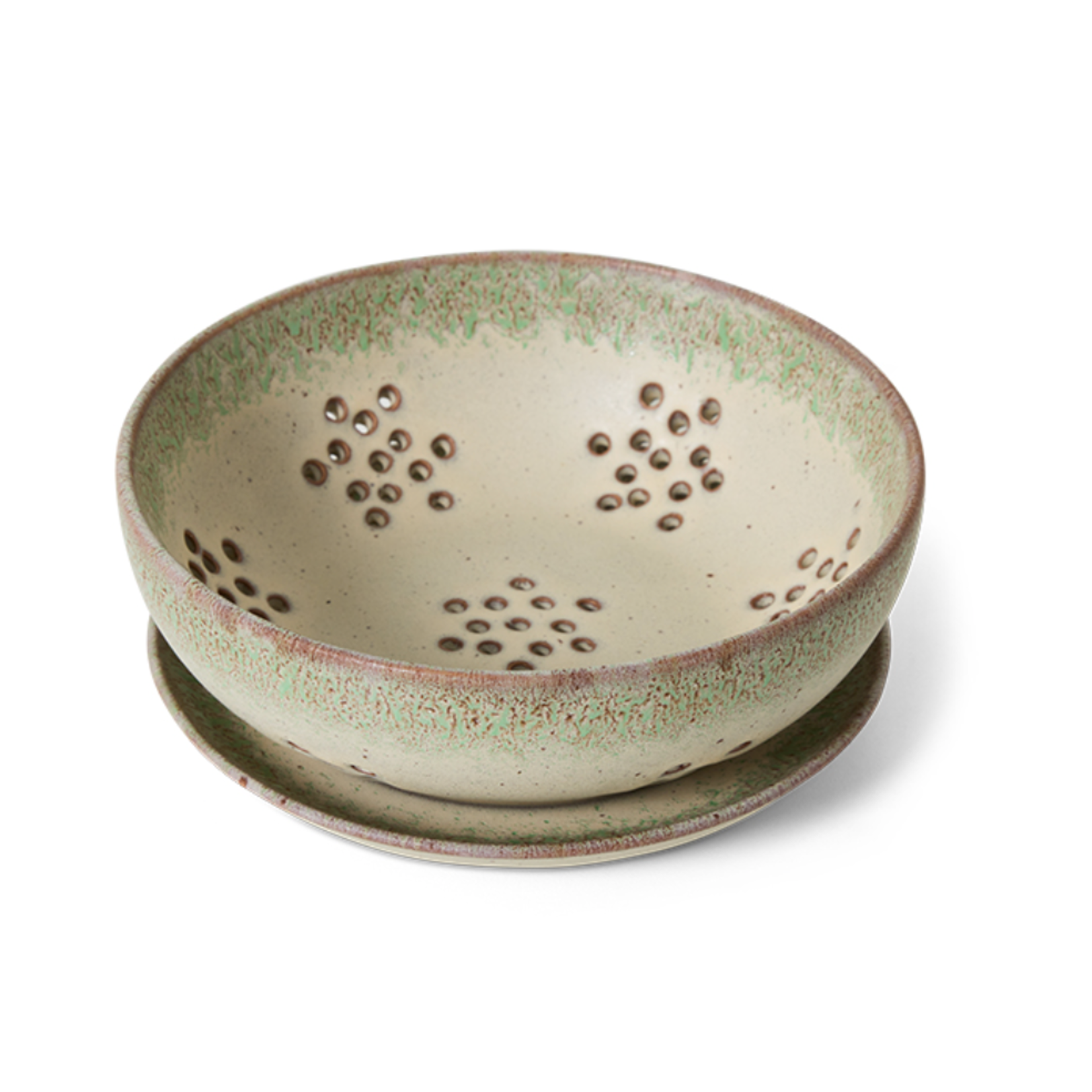 HKLIVING HKLIVING - 70's ceramics berry bowl slush kst0188