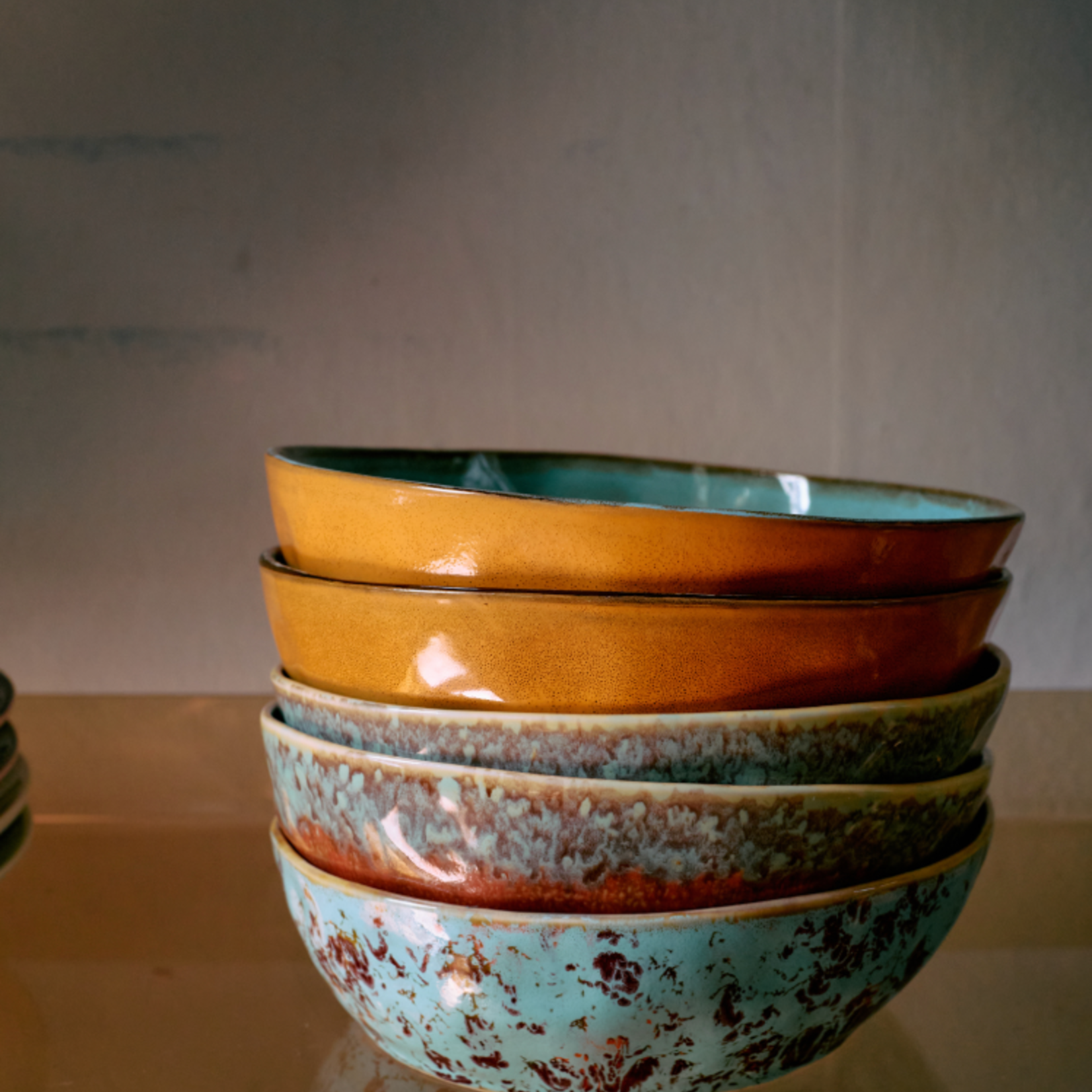 HKLIVING HKLIVING - 70's Pasta kom Patina KST0177