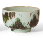 HKLIVING HKLIVING - 70's ceramics noodle bowl tide groen KST0161