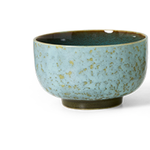 HKLIVING HKLIVING - 70's ceramics noodle bowl verdigris blauw KST0163