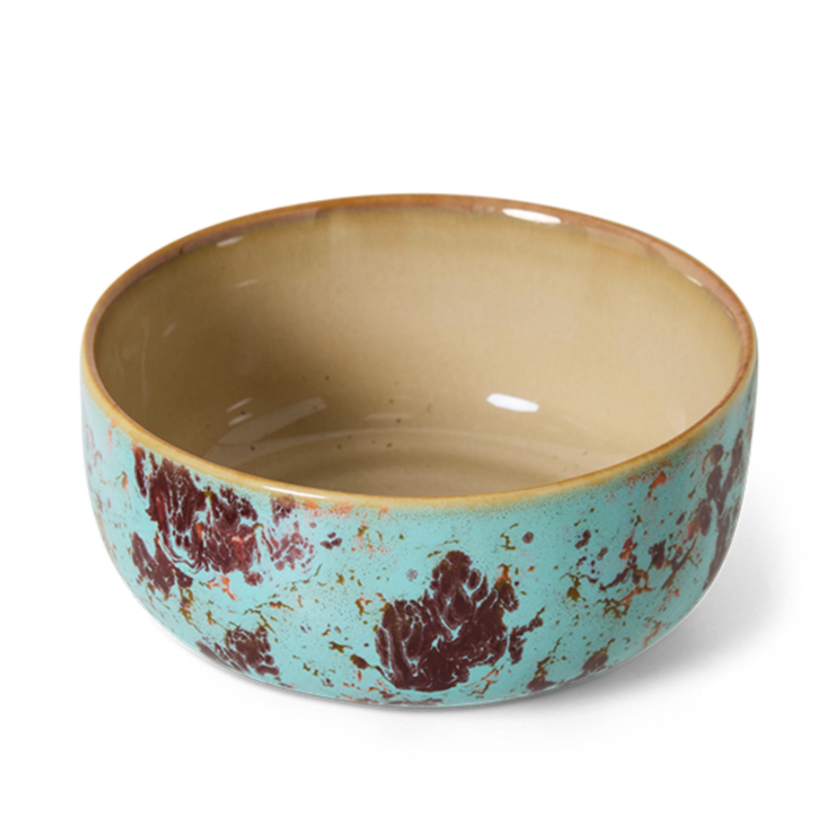 HKLIVING HKLIVING - 70's ceramics dessert bowl patina KST0167