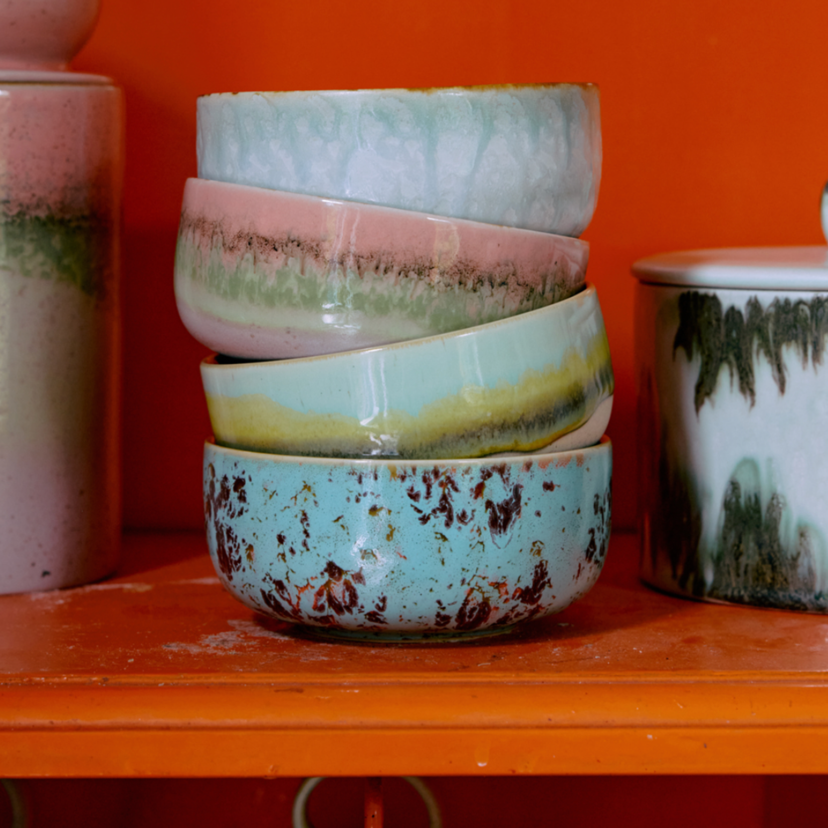 HKLIVING HKLIVING - 70's Dessert kom Patina KST0167