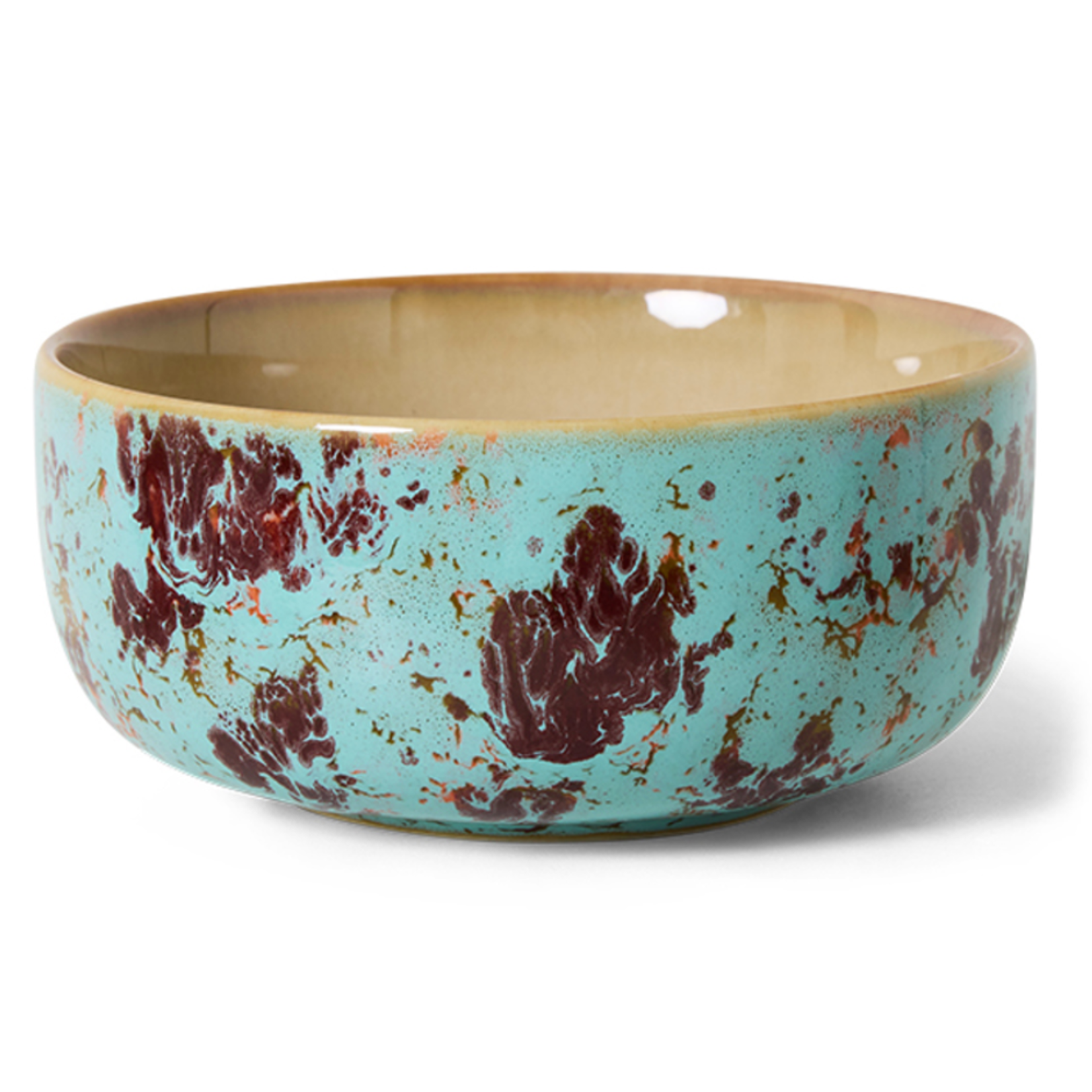 HKLIVING HKLIVING - 70's ceramics dessert bowl patina KST0167