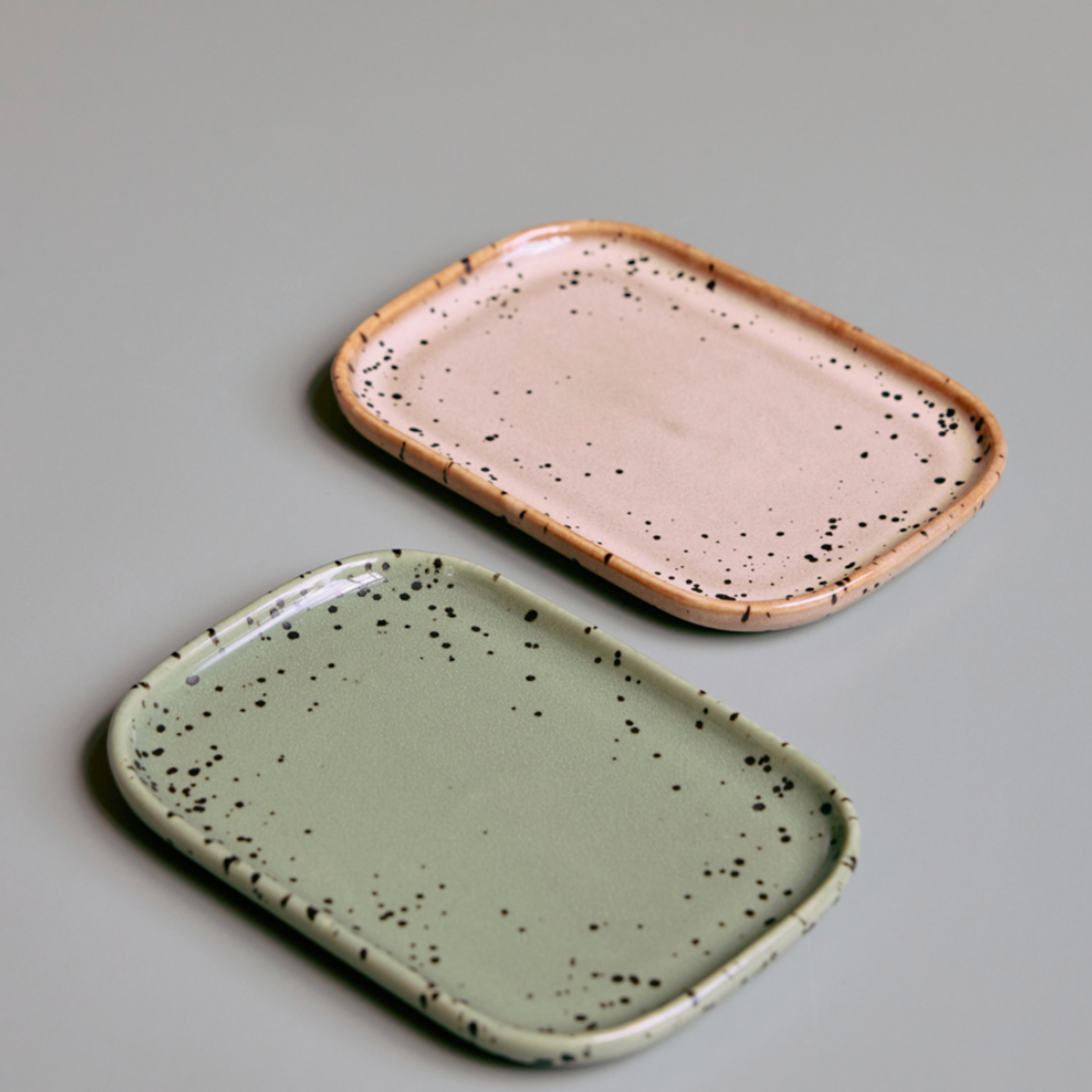 HKLIVING HKLIVING - 70's ceramics small trays crayon groen KST0200