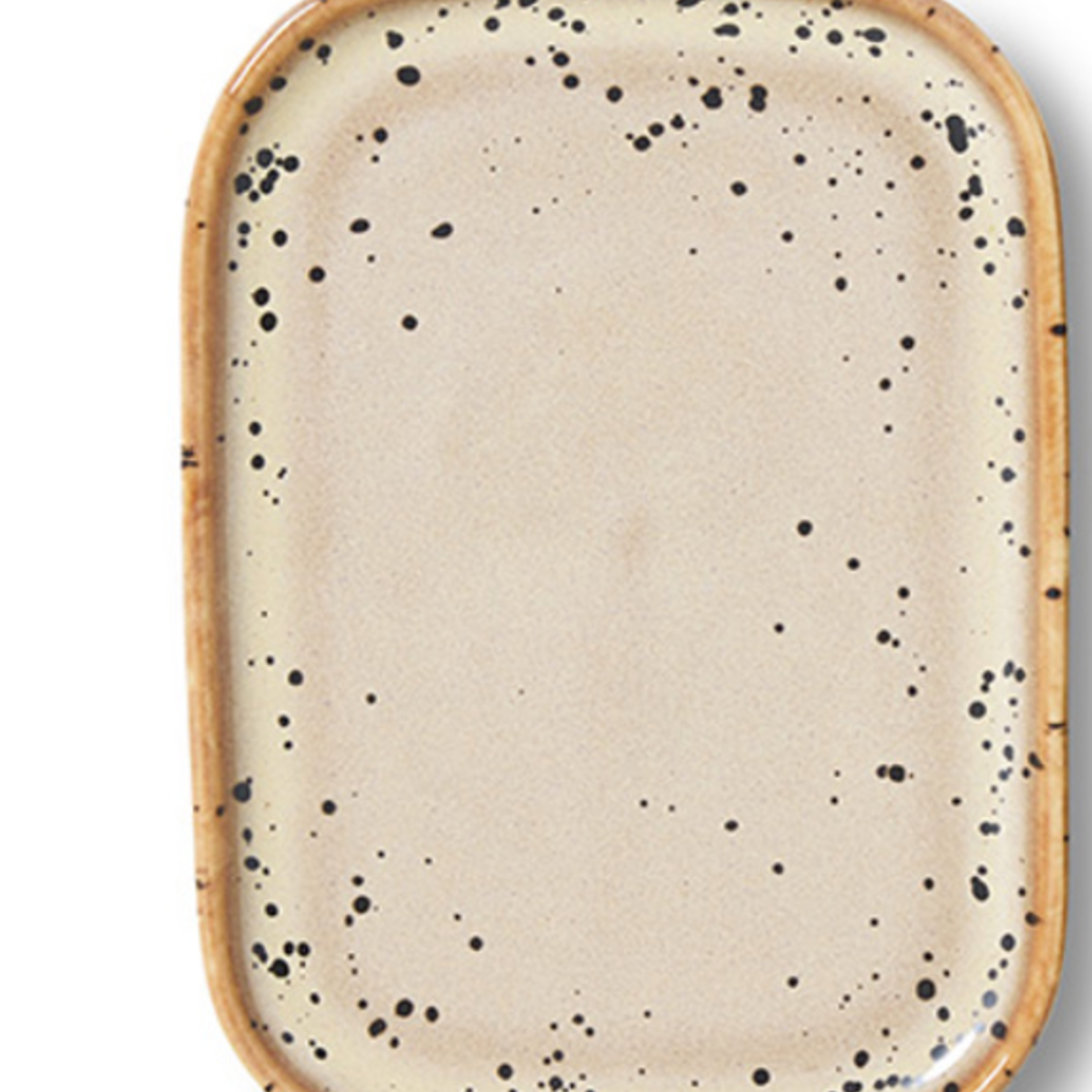 HKLIVING HKLIVING - 70's ceramics small trays crayon crème KST0200