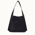 ZUSSS ZUSSS - Schoudertas met mooi strap detail + make up tasje zwart